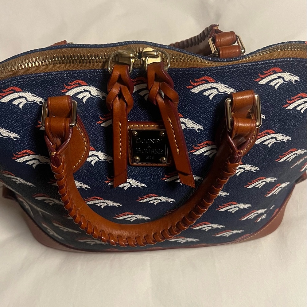 Dooney & Bourke Denver Broncos Satchel - Picture 12 of 14